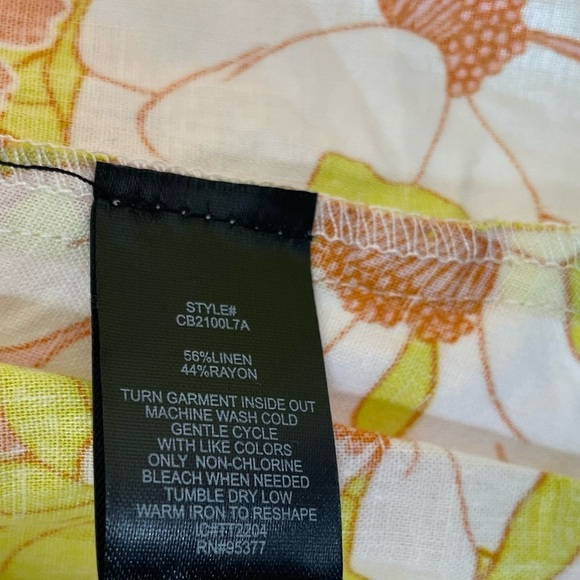 Sanctuary Play date Camisole Floral Orange and Yellow NWT - Picture 9 of 12